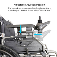 折り畳み電動車椅子、電動手動切り替え式、Foldawheelシリーズ PW-800AX